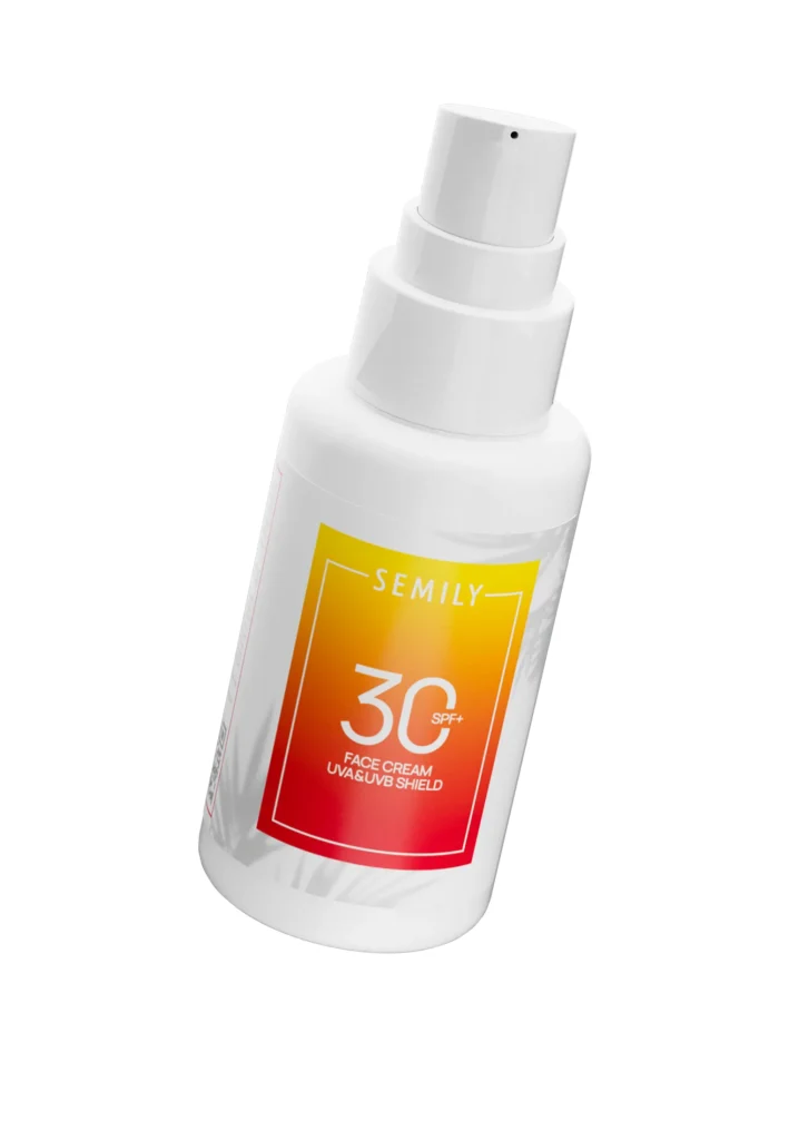 Kem chống nắng với công thức phổ rộng với chỉ số SPF 30 sẽ giúp ngăn chặn hiệu quả tia UVA và UVB