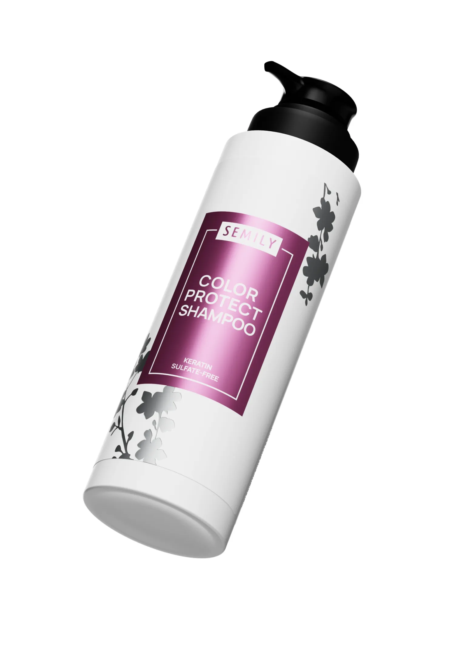 This shampoo gently cleanses hair